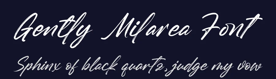 Gently Milarea Font by letterenastudios — Script Handwritten Font — thumbnail 2