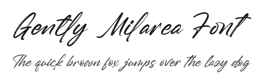 Gently Milarea Font by letterenastudios — Script Handwritten Font