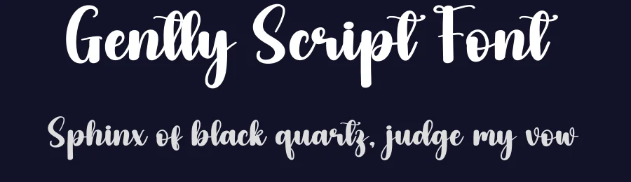 Gently Script Font by andikastudio — Script Handwritten Font — thumbnail 2
