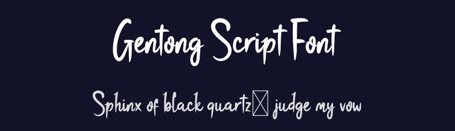 Gentong Script Font by productype — Script Handwritten Font — thumbnail 2