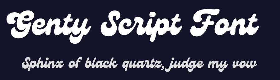 Genty Script Font by Flavortype — Script Handwritten Font — thumbnail 2