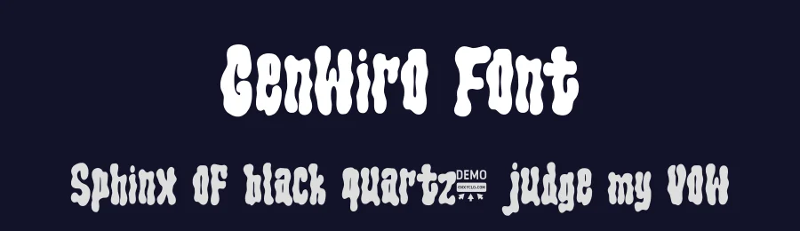 Genwiro Font by enxyclo — Decorative Font — thumbnail 2