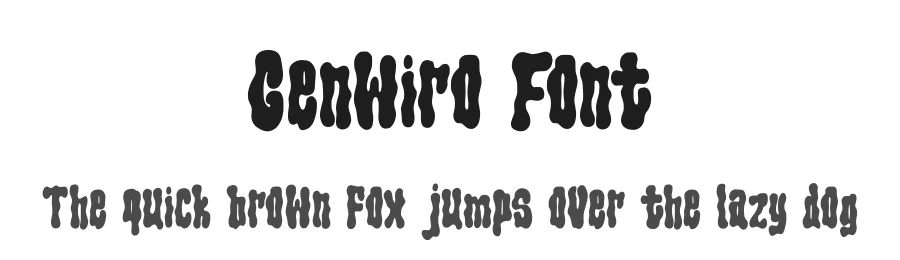 Genwiro Font by enxyclo — Decorative Font