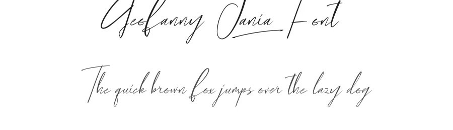 Geofanny Jania Font by nihstudio — Script Handwritten Font