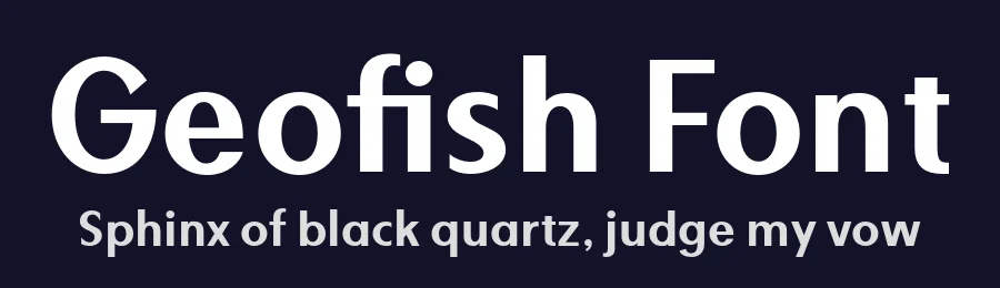 Geofish Font by YUKITA CREATIVE — Sans Serif Font — thumbnail 2