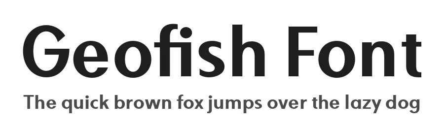 Geofish Font by YUKITA CREATIVE — Sans Serif Font
