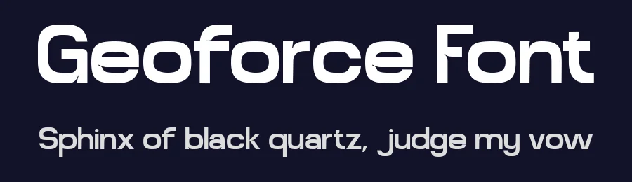 Geoforce Font by Muksal Creative — Sans Serif Font — thumbnail 2