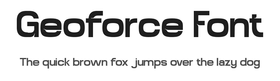Geoforce Font by Muksal Creative — Sans Serif Font
