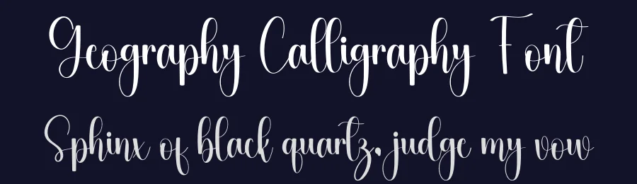 Geography Calligraphy Font by freshtypeink — Script Handwritten Font — thumbnail 2