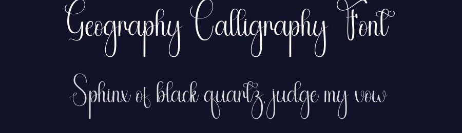 Geography Calligraphy Font by andikastudio — Script Handwritten Font — thumbnail 2