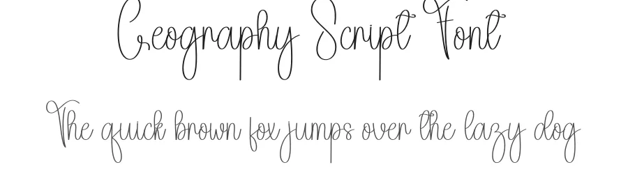 Geography Script Font by andikastudio — Script Handwritten Font