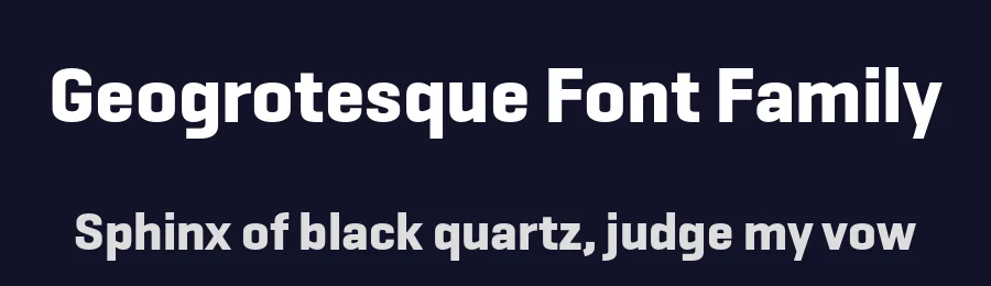 Geogrotesque Font Family by Emtype Foundry — Sans Serif Font — thumbnail 2