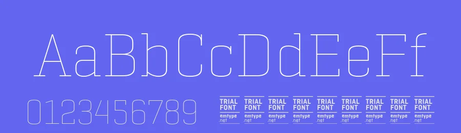 Geogrotesque Slab Font Family by Emtype Foundry — Decorative Font — thumbnail 3