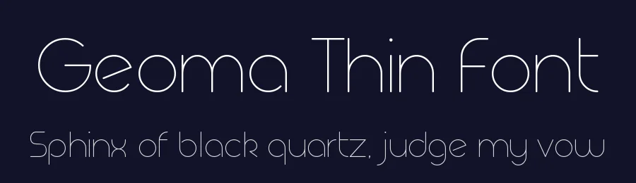 Geoma Thin Font by studiotypo — Sans Serif Font — thumbnail 2