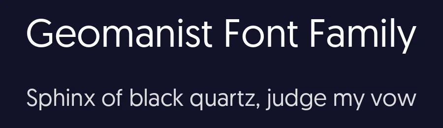 Geomanist Font Family by atipo — Sans Serif Font — thumbnail 2