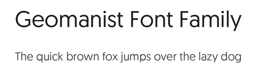Geomanist Font Family by atipo — Sans Serif Font