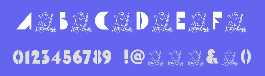 Geomark Free Font by Letterlays — Display Font — thumbnail 3