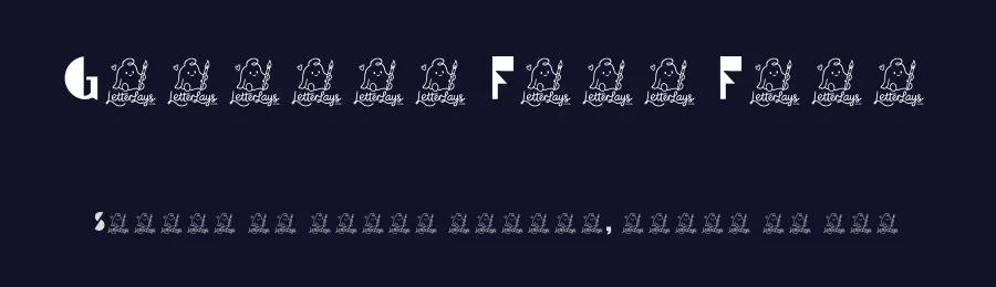 Geomark Free Font by Letterlays — Display Font — thumbnail 2