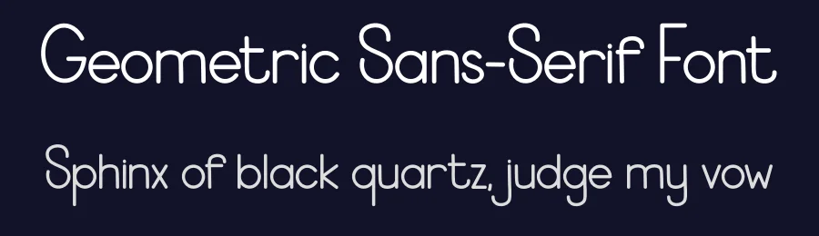 Geometric Sans-Serif Font by freshtypeink — Display Font — thumbnail 2