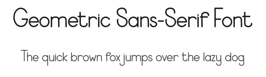 Geometric Sans-Serif Font by freshtypeink — Display Font
