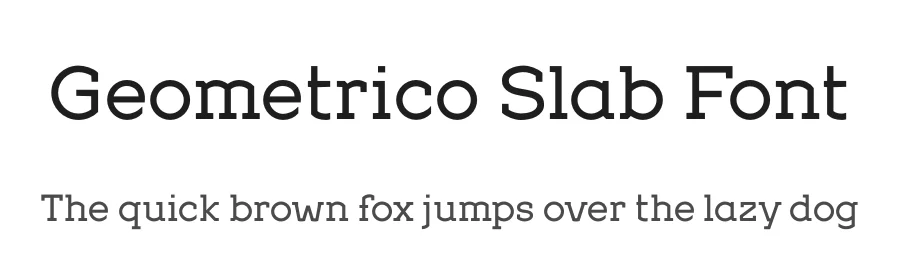 Geometrico Slab Font by FSdesign-Salmina — Slab Serif Font