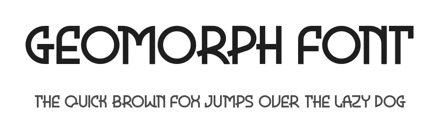 Geomorph Font by overlaytemplates — Sans Serif Font