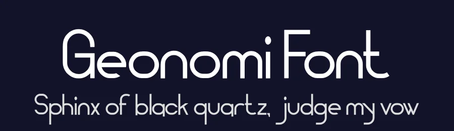 Geonomi Font by hayoyuka8 — Display Font — thumbnail 2