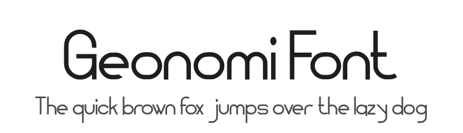 Geonomi Font by hayoyuka8 — Display Font