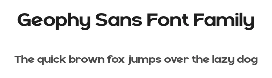 Geophy Sans Font Family by roomspace.cl — Sans Serif Font