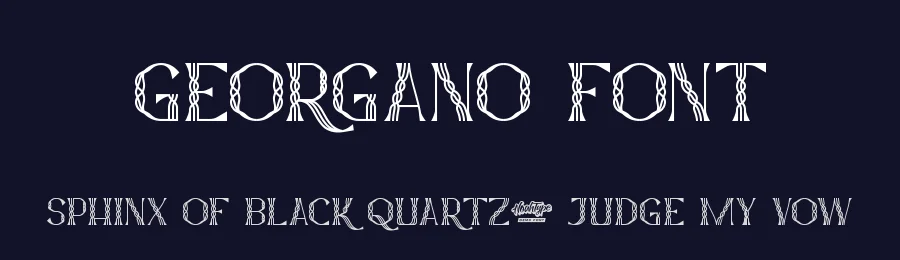 Georgano Font by noahtype — Decorative Font — thumbnail 2