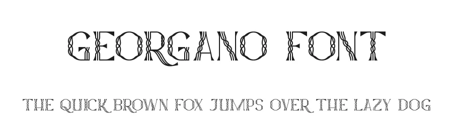 Georgano Font by noahtype — Decorative Font