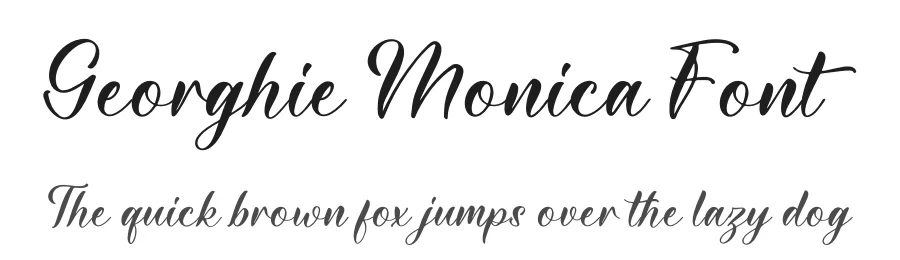Georghie Monica Font by letterfabric — Script Handwritten Font