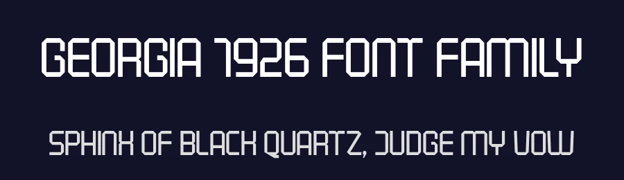 Georgia 1926 Font Family by Fikryal Studio — Display Font — thumbnail 2