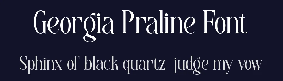 Georgia Praline Font by Fontliner — Serif Font — thumbnail 2