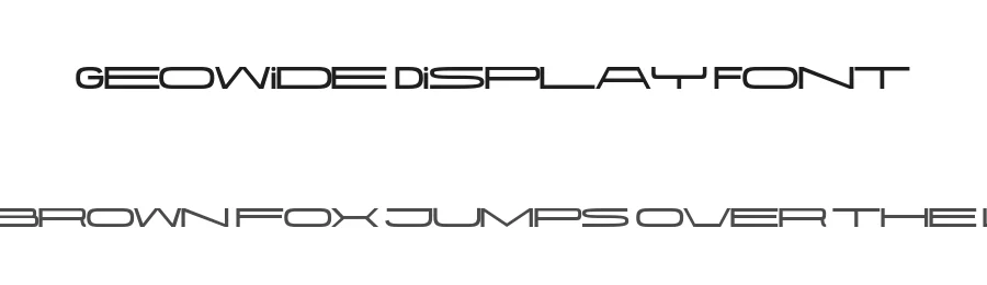 Geowide Display Font by Gonzalo Lusi Palombarini β Sans Serif Font