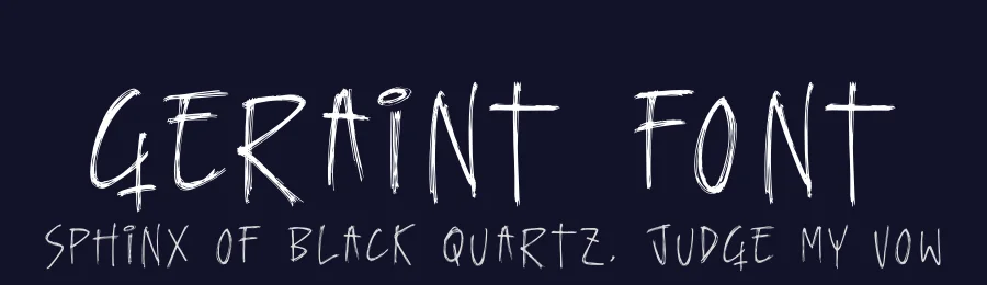 Geraint Font by glorytype — Script Handwritten Font — thumbnail 2