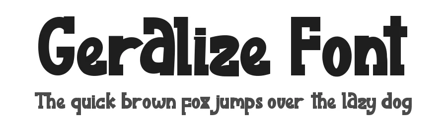 Geralize Font by Yoga Letter — Slab Serif Font