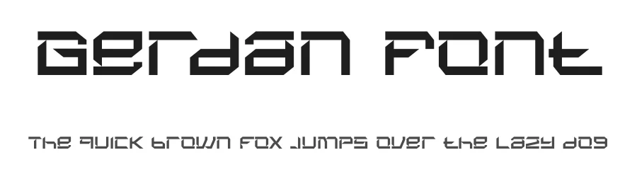 Gerdan Font by Rantautype — Display Font