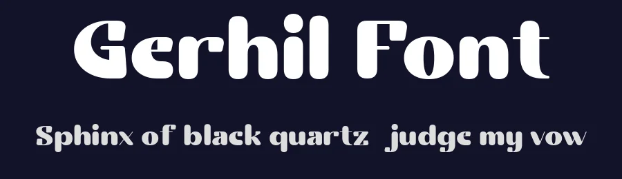 Gerhil Font by Ragamkata — Display Font — thumbnail 2