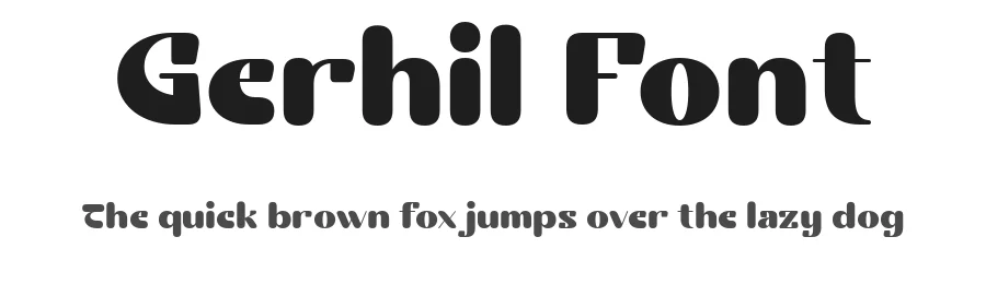 Gerhil Font by Ragamkata — Display Font