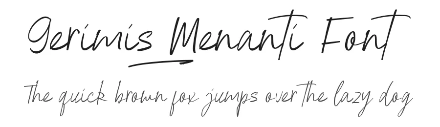 Gerimis Menanti Font by nihstudio — Serif Font