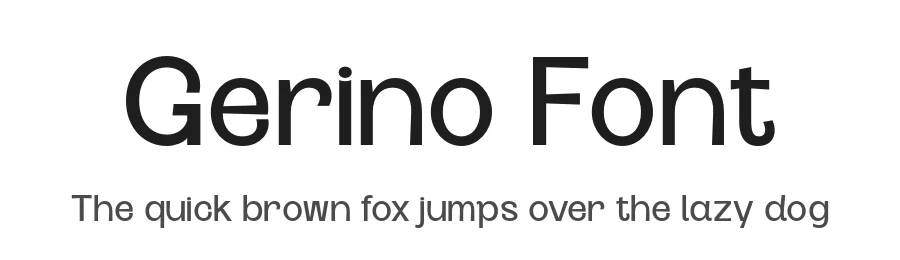 Gerino Font by valentinovergan — Display Font