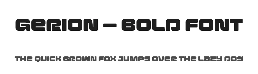 Gerion – Bold Font by limitype — Display Font