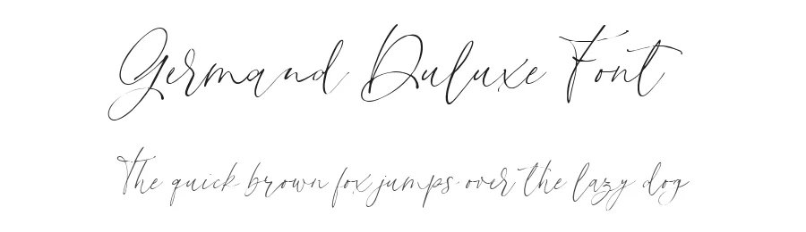 Germand Duluxe Font by metafontsy — Script Handwritten Font