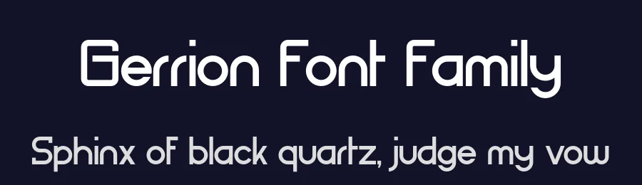 Gerrion Font Family by Creatifontstudios — Display Font — thumbnail 2