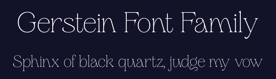 Gerstein Font Family by grezlinestudio — Display Font — thumbnail 2