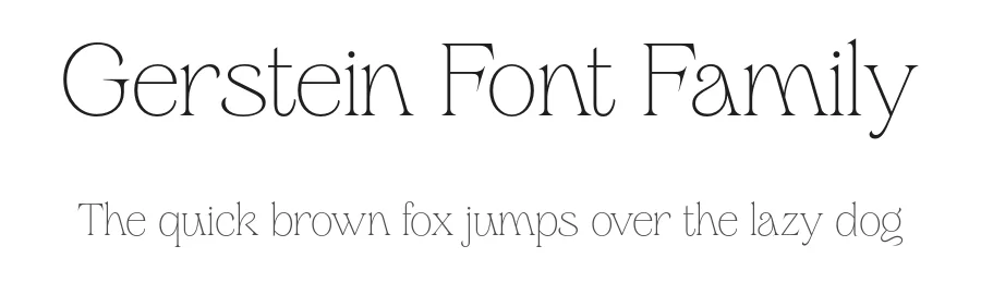 Gerstein Font Family by grezlinestudio — Display Font