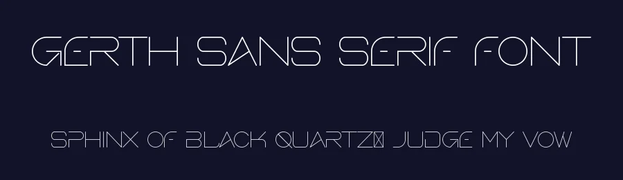 Gerth Sans Serif Font by nihstudio — Sans Serif Font — thumbnail 2