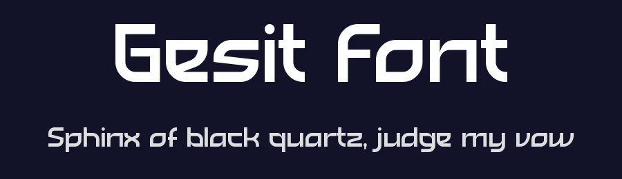 Gesit Font by Aivos Dreams — Display Font — thumbnail 2