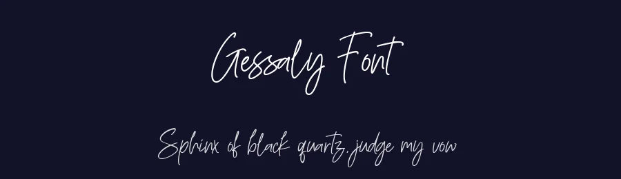 Gessaly Font by metafontsy — Script Handwritten Font — thumbnail 2